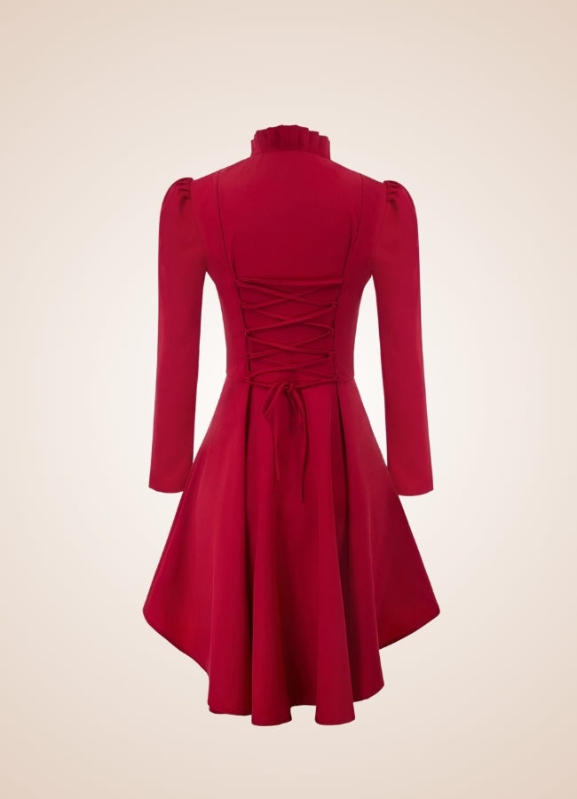 Ladies Steampunk Stiped Coat UK