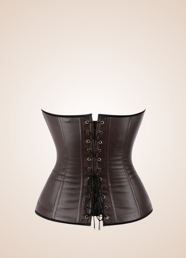 Leather And Straps Steampunk Corset UK