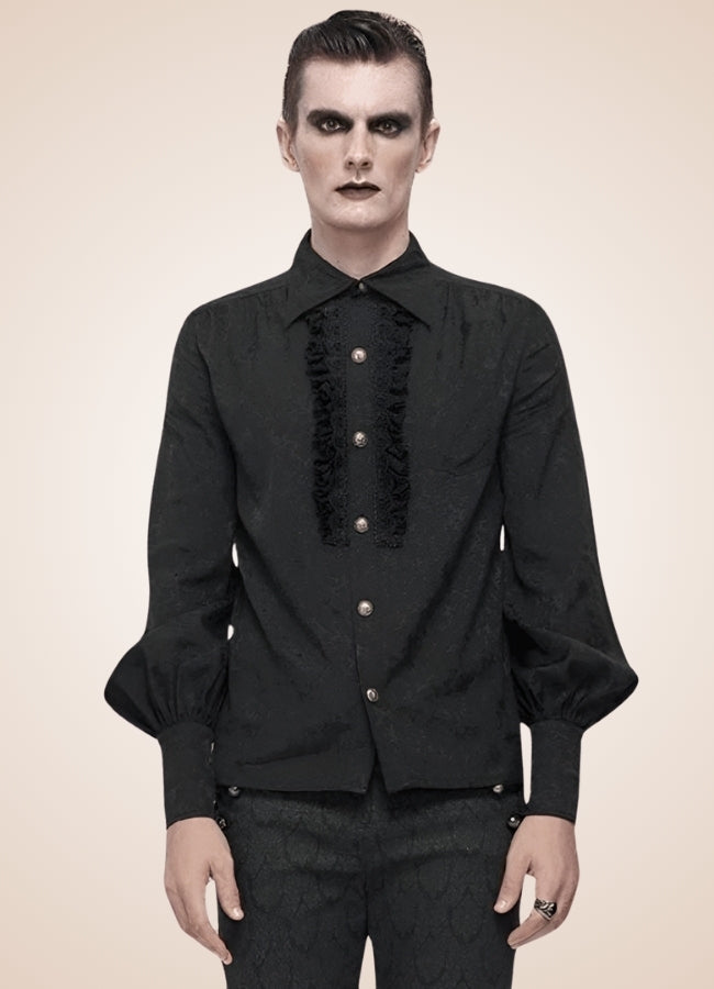 Long Sleeve Goth Style Shirt UK