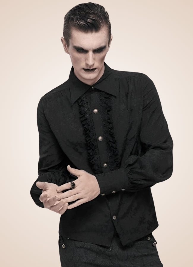 Long Sleeve Goth Style Shirt UK