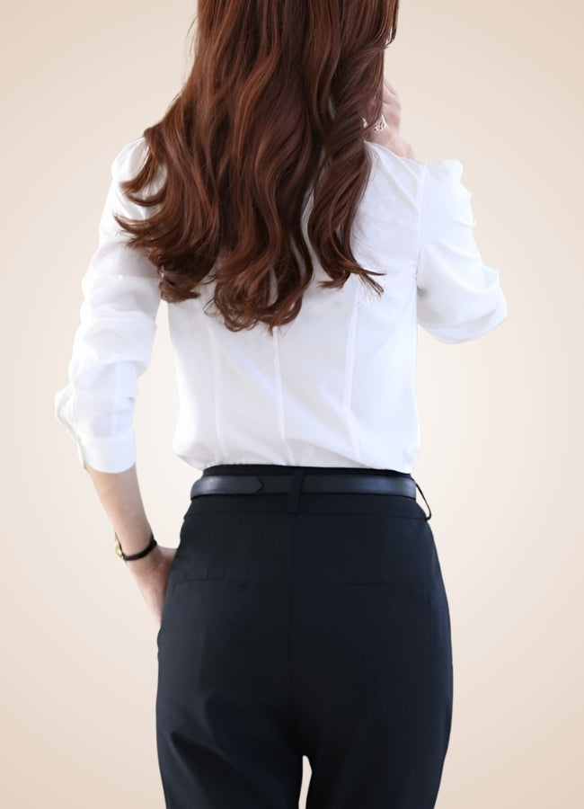 Long Sleeve Victorian Ruffled Shirt UK