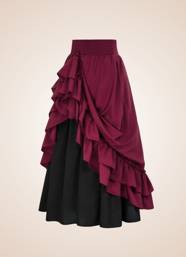 Long Victorian Steampunk Skirt UK