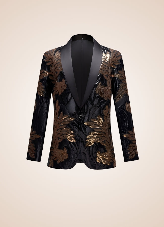 Man Embroidery Steampunk Jacket UK