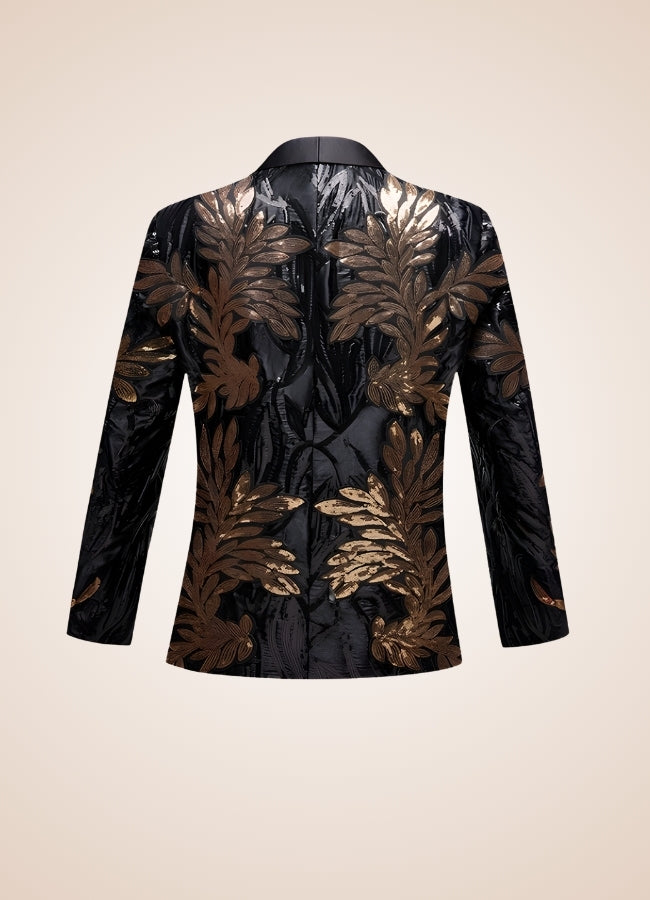 Man Embroidery Steampunk Jacket UK