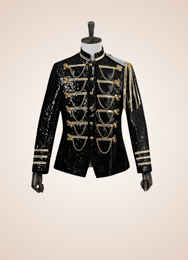 Man Steampunk Military Jacket UK