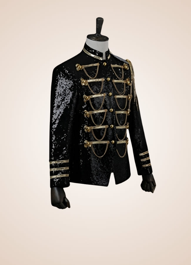 Man Steampunk Military Jacket UK