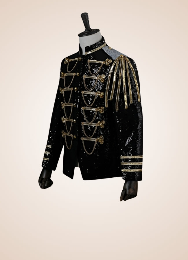 Man Steampunk Military Jacket UK