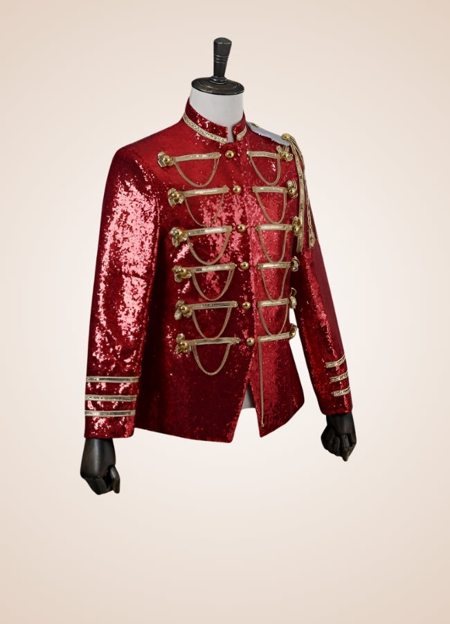 Man Steampunk Military Jacket UK