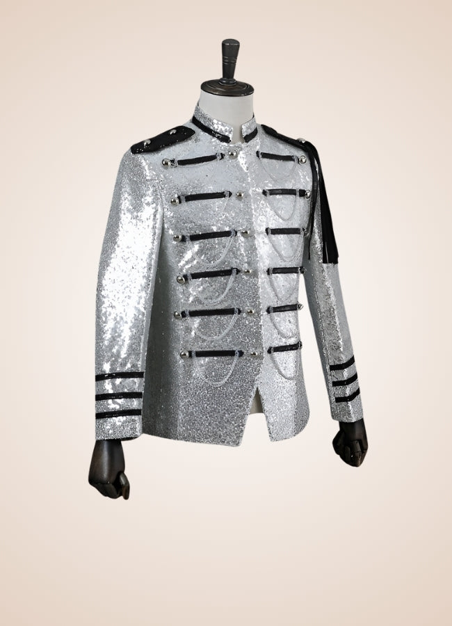 Man Steampunk Military Jacket UK