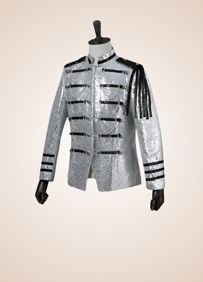 Man Steampunk Military Jacket UK