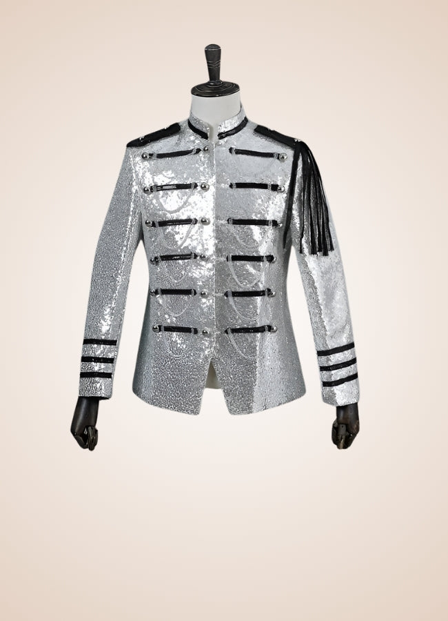 Man Steampunk Military Jacket UK