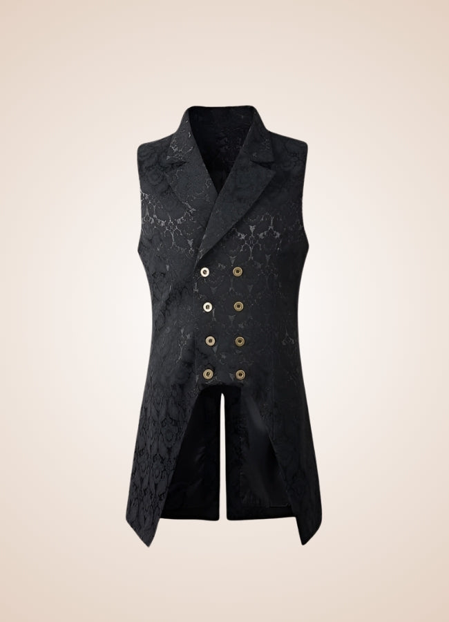 Man Steampunk Victorian Vest UK