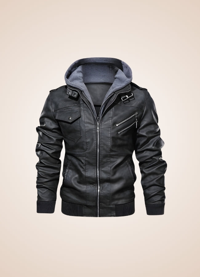 Man's Steampunk Leather Jacket UK