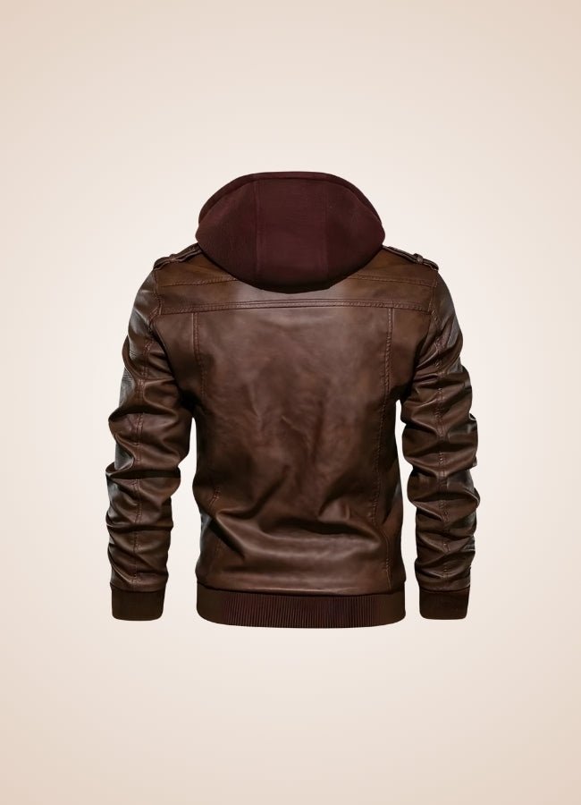 Man's Steampunk Leather Jacket UK