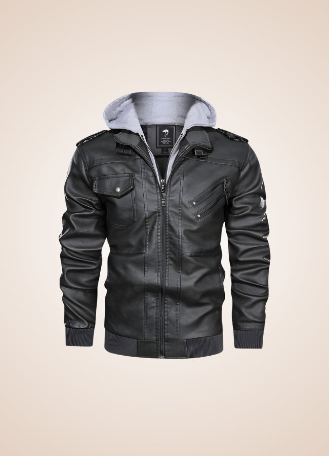 Man's Steampunk Leather Jacket UK