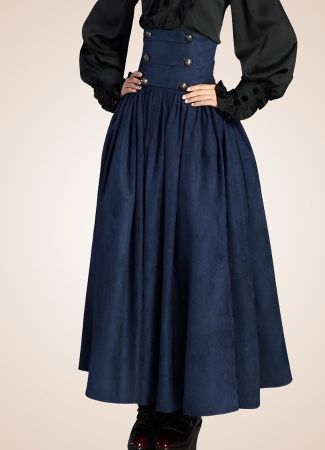 Medieval Steampunk Maxi Skirt UK