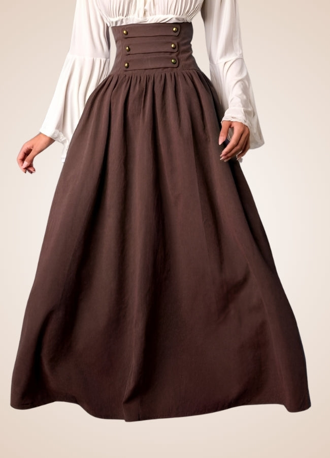 Medieval Steampunk Maxi Skirt UK