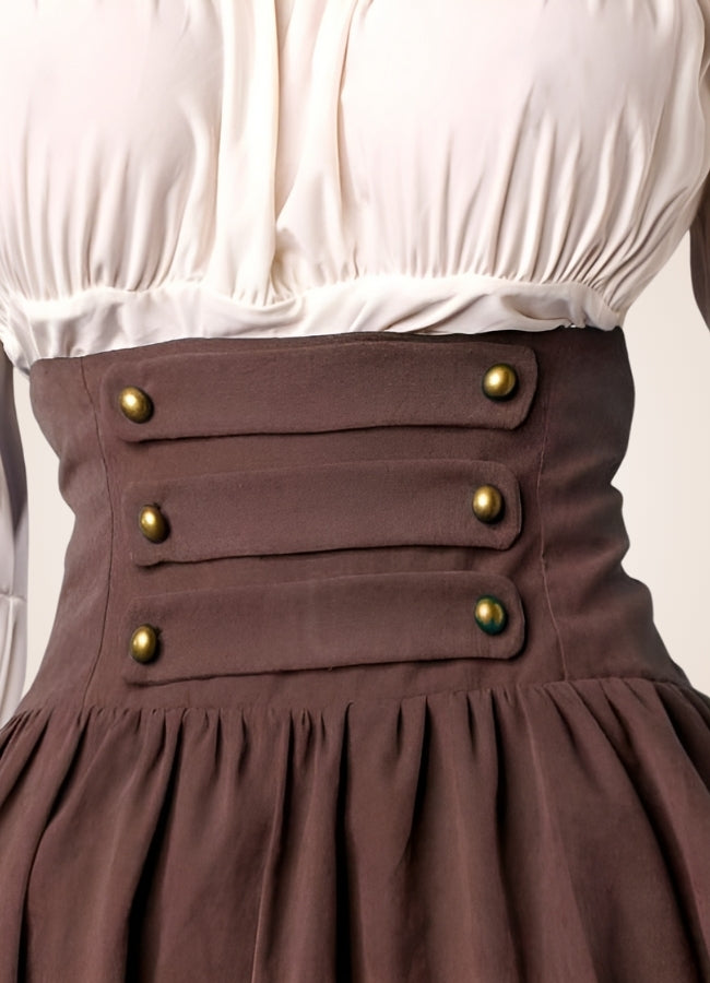 Medieval Steampunk Maxi Skirt UK