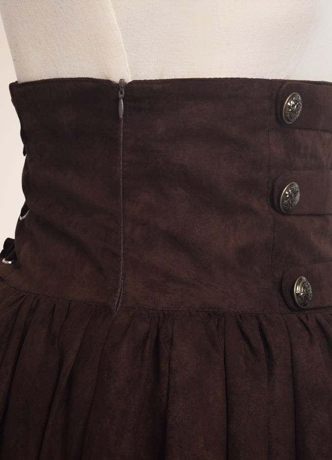 Medieval Steampunk Maxi Skirt UK