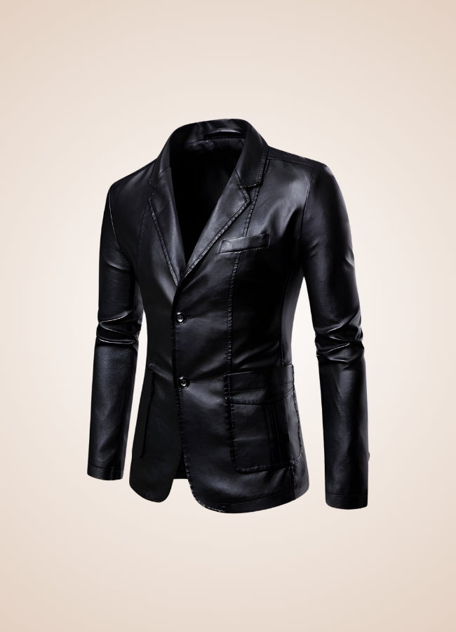 Men's Faux Leather Jacket UK