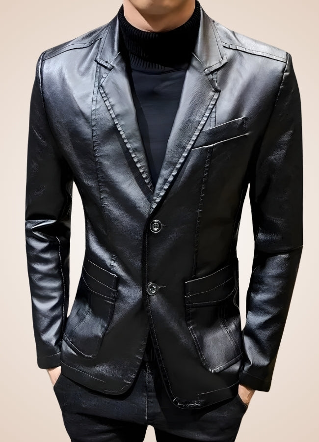 Men's Faux Leather Jacket UK