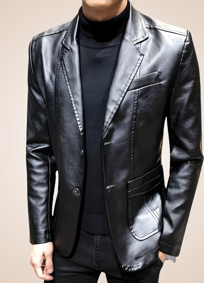 Men's Faux Leather Jacket UK