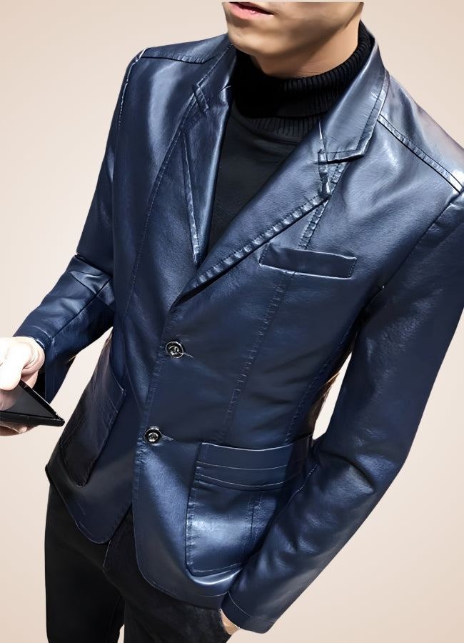 Men's Faux Leather Jacket UK