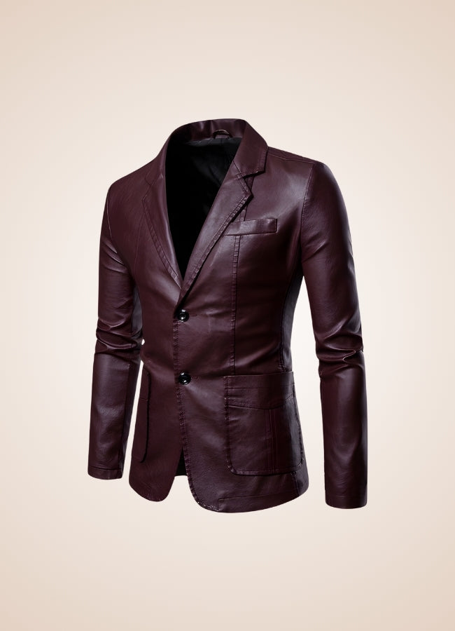 Men's Faux Leather Jacket UK