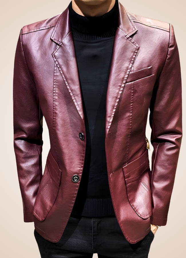 Men's Faux Leather Jacket UK
