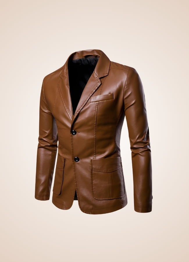 Men's Faux Leather Jacket UK
