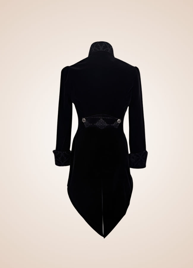 Men's Gothic Black Frock Coat UK