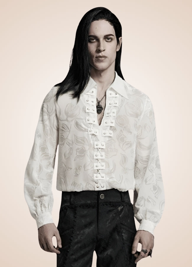 Men's Gothic Dress Shirt UK