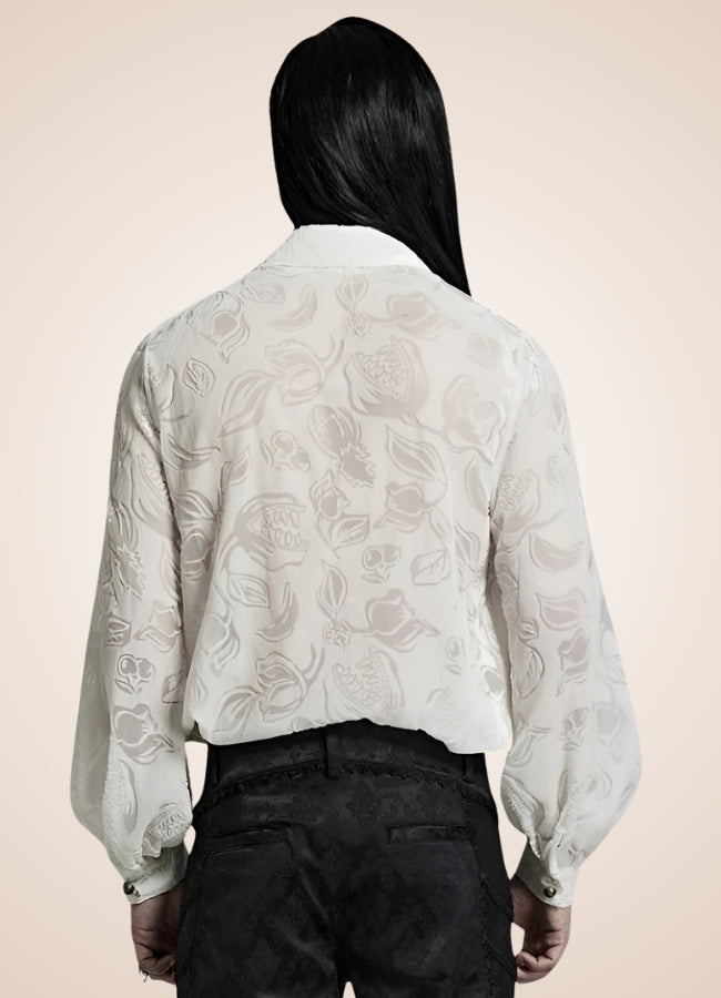 Men's Gothic Dress Shirt UK