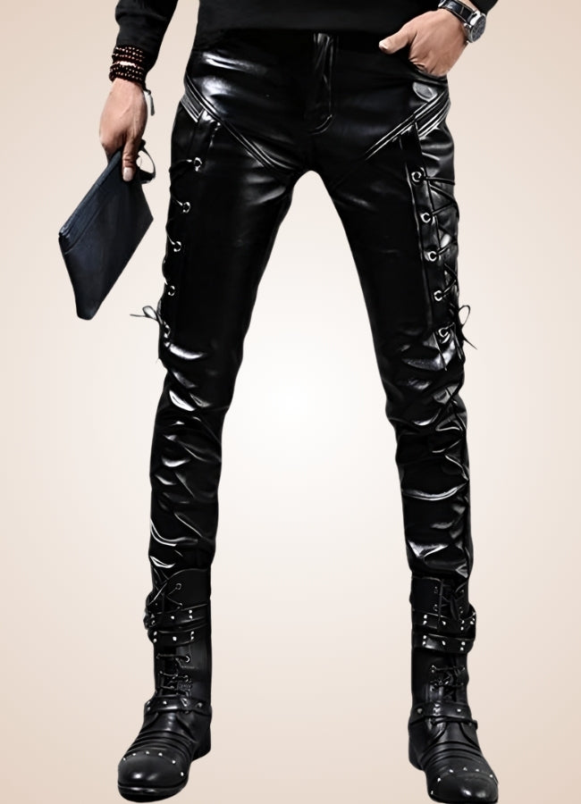 Men's Gothic Leather Pants UK