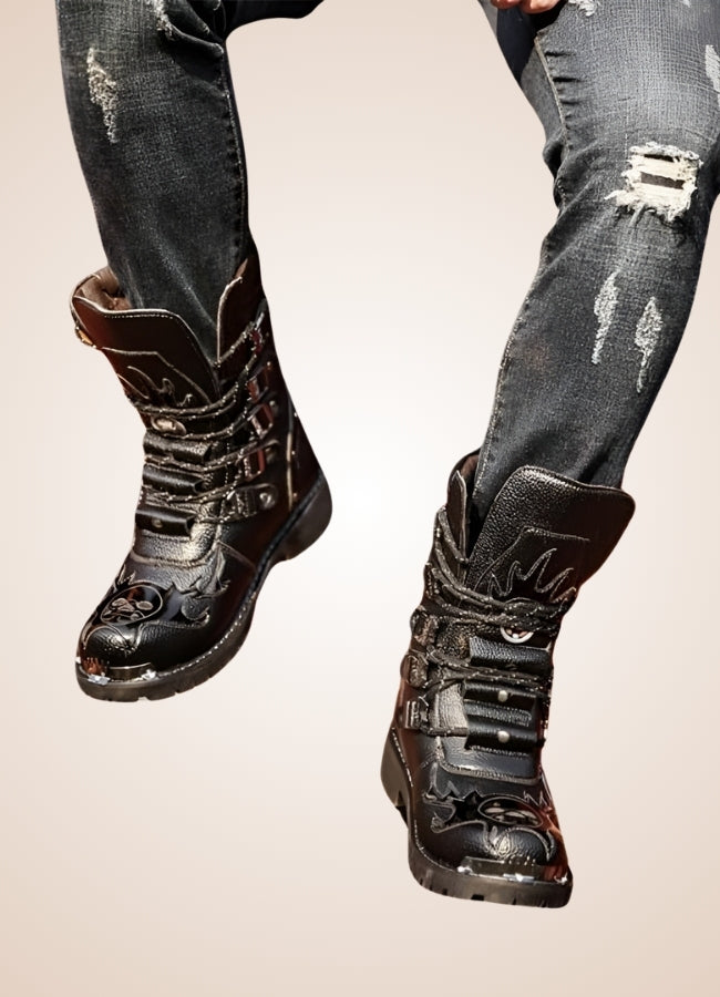 Men's Gothic Military Boots UK