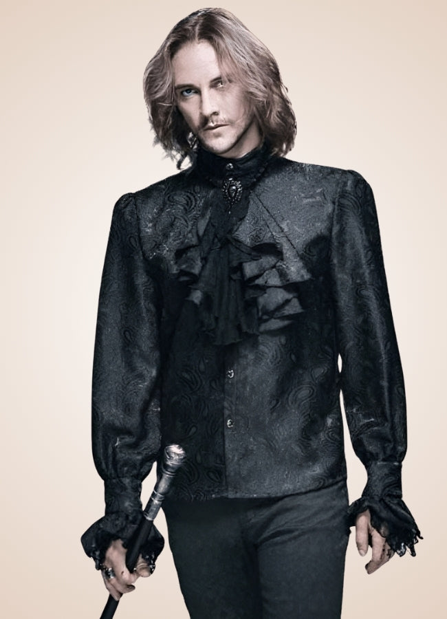 Men's Gothic Pattern Shirt UK