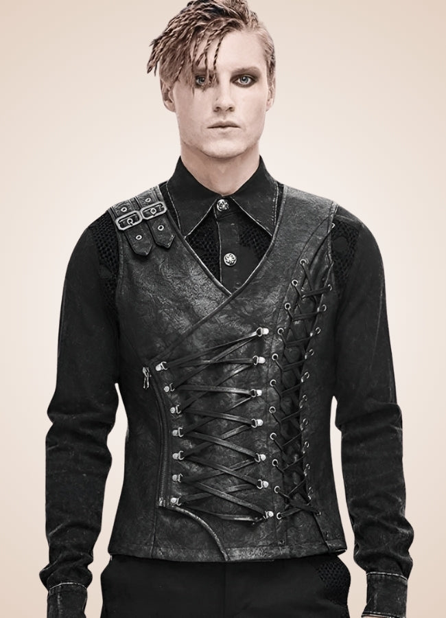 Men's Gothic Punk Corset UK