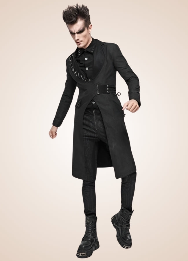 Men's Gothic Punk Frock Coat UK