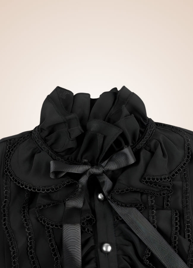 Men's Gothic Ruffled Shirt UK