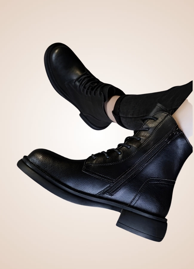 Men's Leather Motorcycle Boots UK