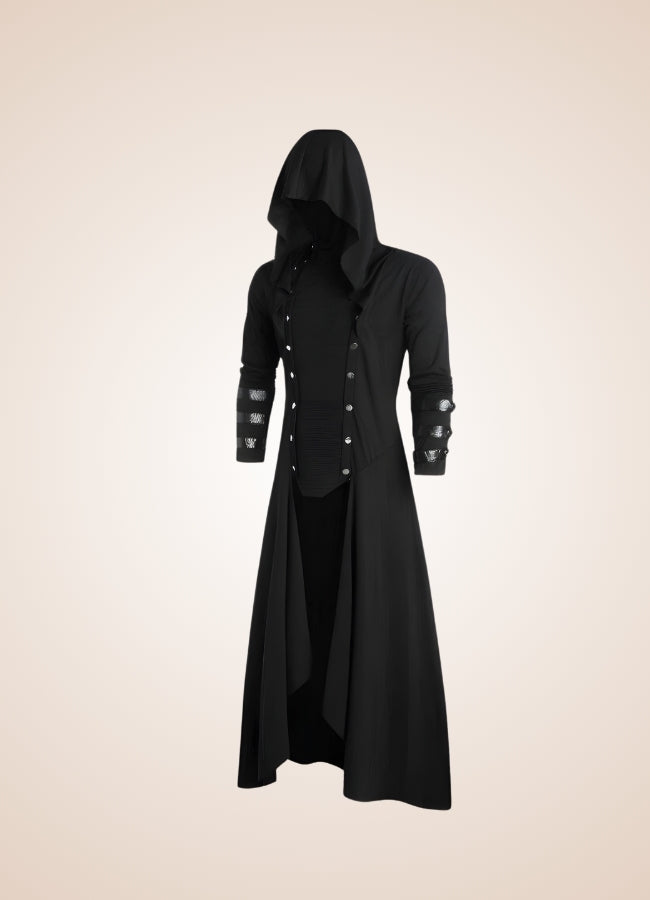 Men's Long Steampunk Redingote UK