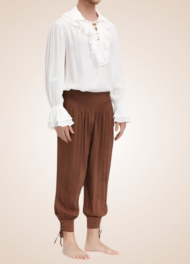 Men's Pirate Ruffles Shirt UK