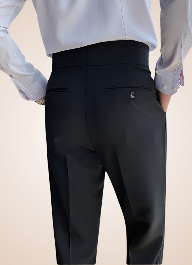 Men's Steampunk High Waist Pants UK