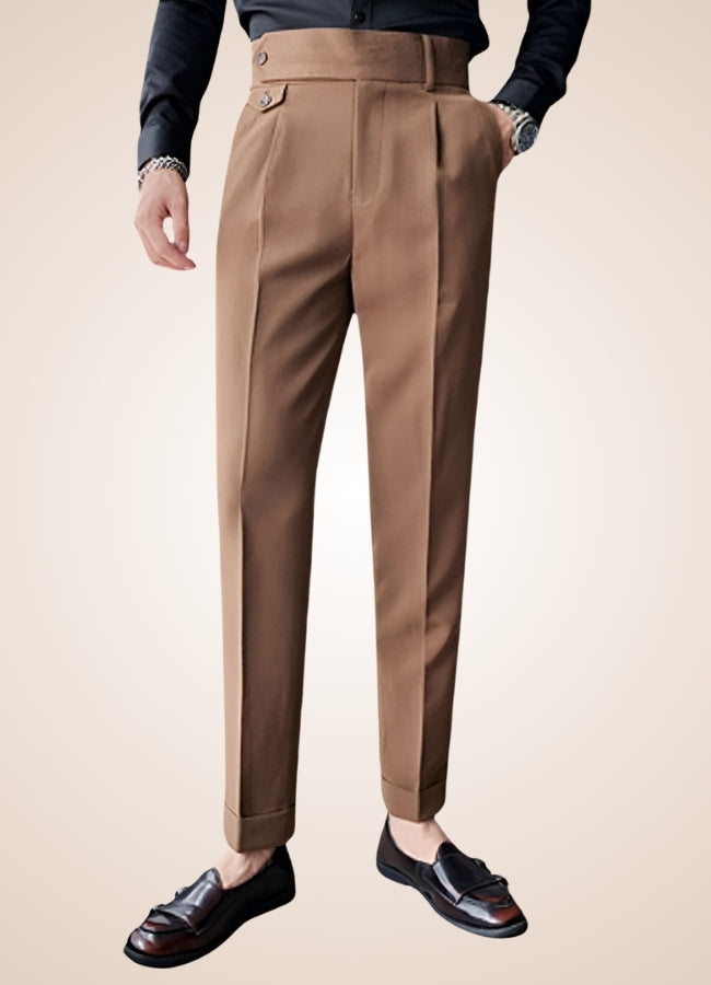 Men's Steampunk High Waist Pants UK