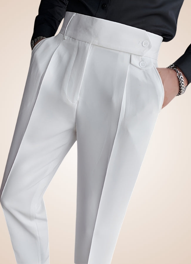Men's Steampunk High Waist Pants UK
