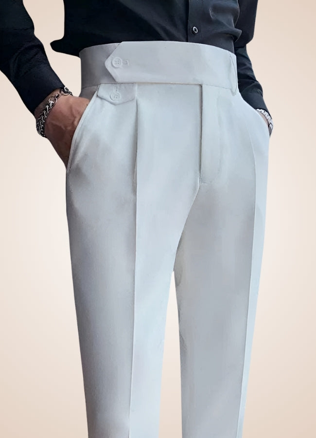 Men's Steampunk High Waist Pants UK