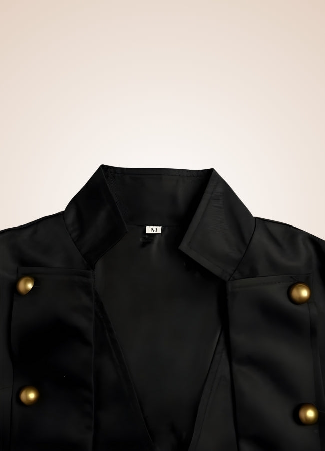 Men's Steampunk Long Coat UK