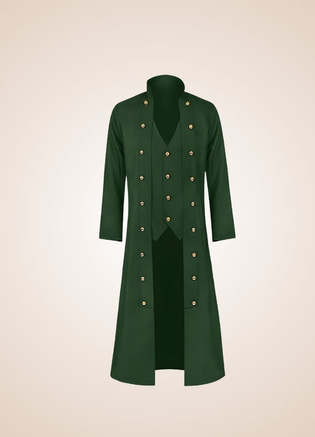 Men's Steampunk Long Coat UK