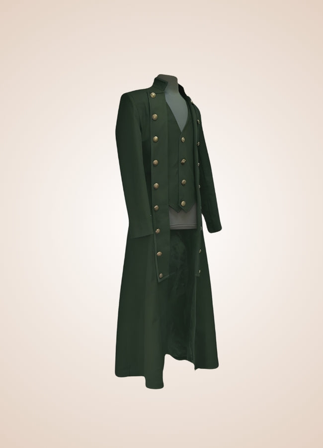 Men's Steampunk Long Coat UK