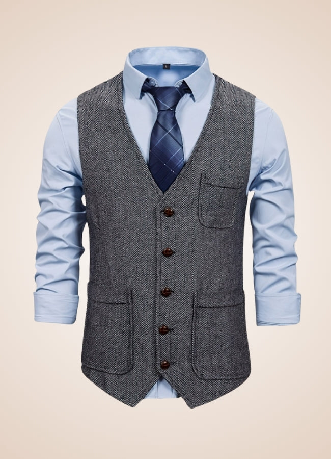 Men's Steampunk Pocket Vest UK